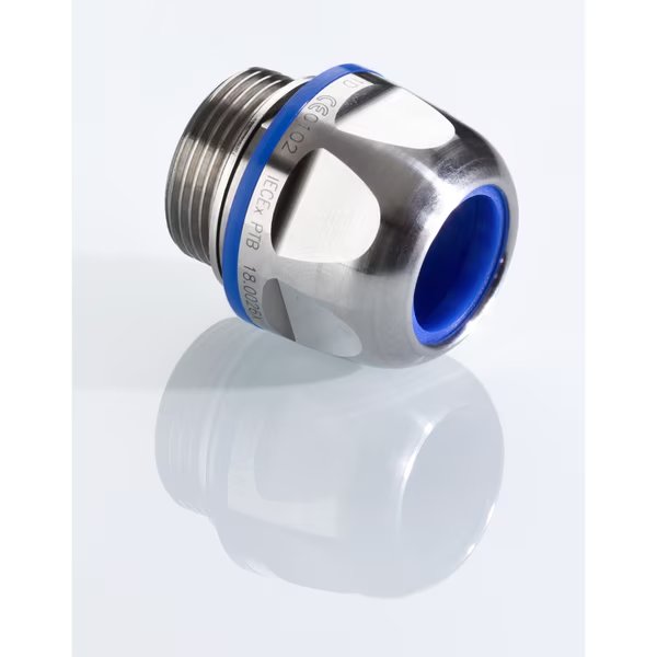 Cable Gland 1.4404 Stainless Steel Hygenic Metric M12x1.5 5-7mm, Pflitsch, Mfr#: BG212VA5CP